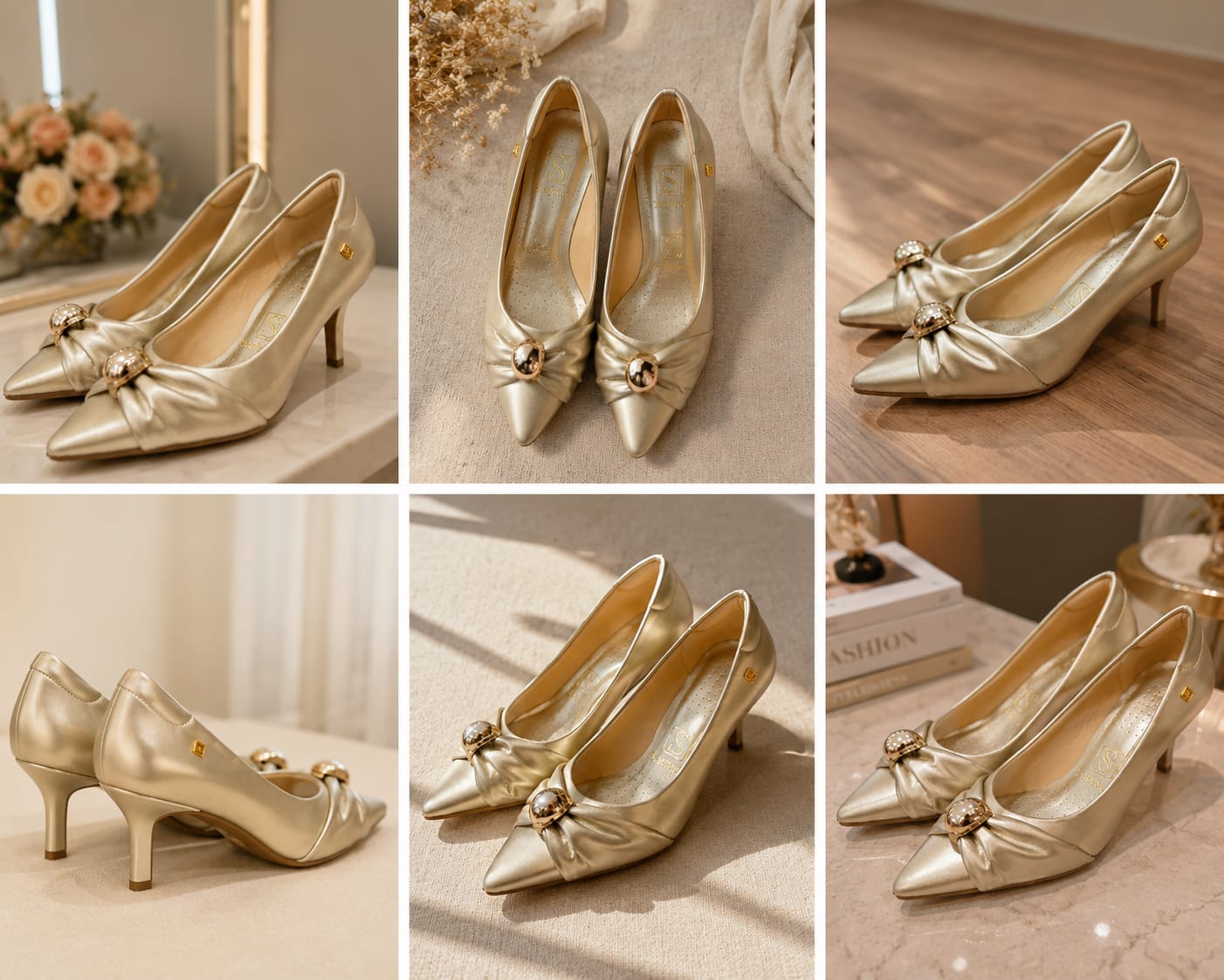 SCARPIN DOURADO - miniatura 2
